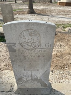 BAGHDAD (NORTH GATE) WAR CEMETERY - MAINWARING, R T